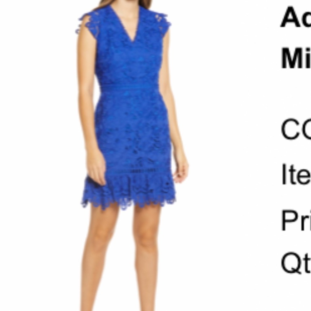 Blue Lace Dress